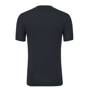 Jersey-Cotton Blend T-Shirt in Dark Blue