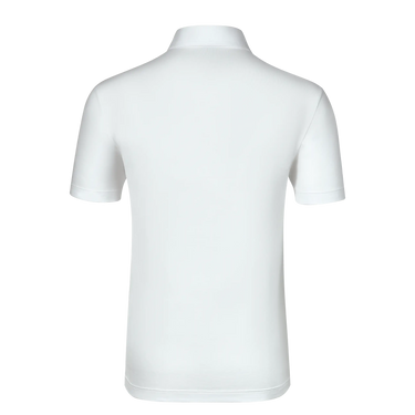 Malo Cotton Jersey Polo Shirt in White SARTALE