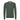 Crew-Neck Wool Pullover in Dark Green Melange