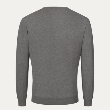 V-Neck Long Sleeve in Grey