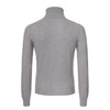 Cashmere Turtleneck Sweater in Light Grey Melange
