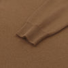 Cashmere Turtleneck Sweater in Sand Brown