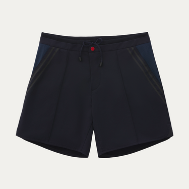 Kiton Drawstring Sport Shorts in Dark Blue - SARTALE