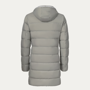 Kiton Padded Hooded Parka in Creme - SARTALE