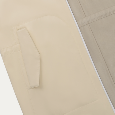 Kiton Padded Hooded Parka in Creme - SARTALE