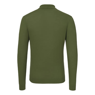 Cotton Polo Shirt in Green