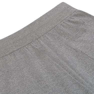 Knitted Trousers in Grey Melange