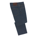 Stretch-Baumwoll-Jeans in Denim-Blau