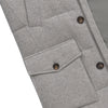 Hooded Down Winter Jacket in Grey