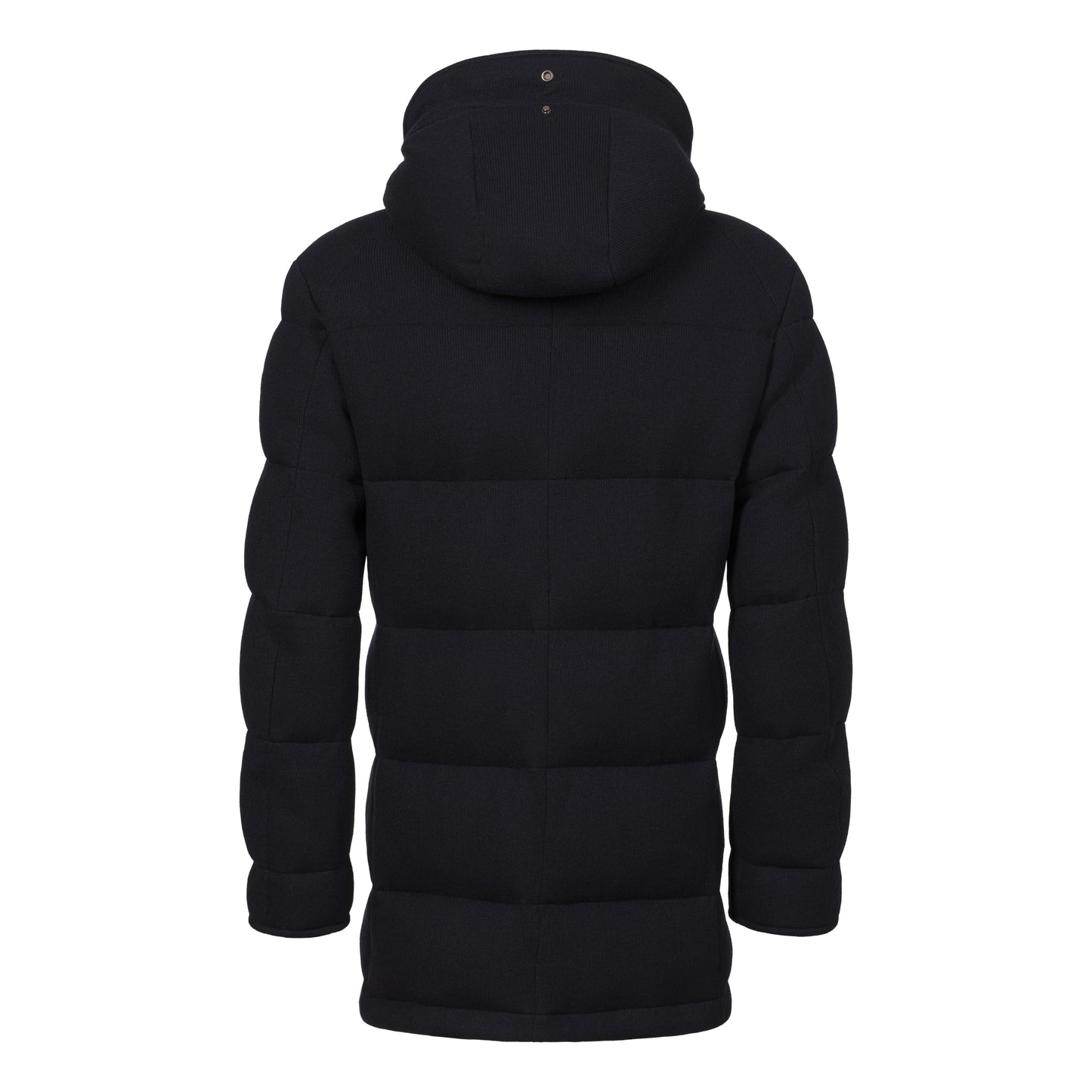 Hooded Down Winter Jacket in Blue