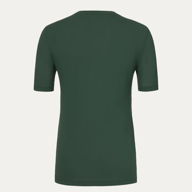 Stretch-Cotton T-Shirt in Seaweed Green