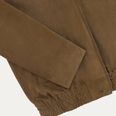 Kired Suede Bomber Jacket - SARTALE