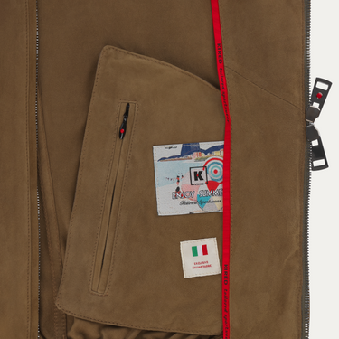 Kired Suede Bomber Jacket - SARTALE