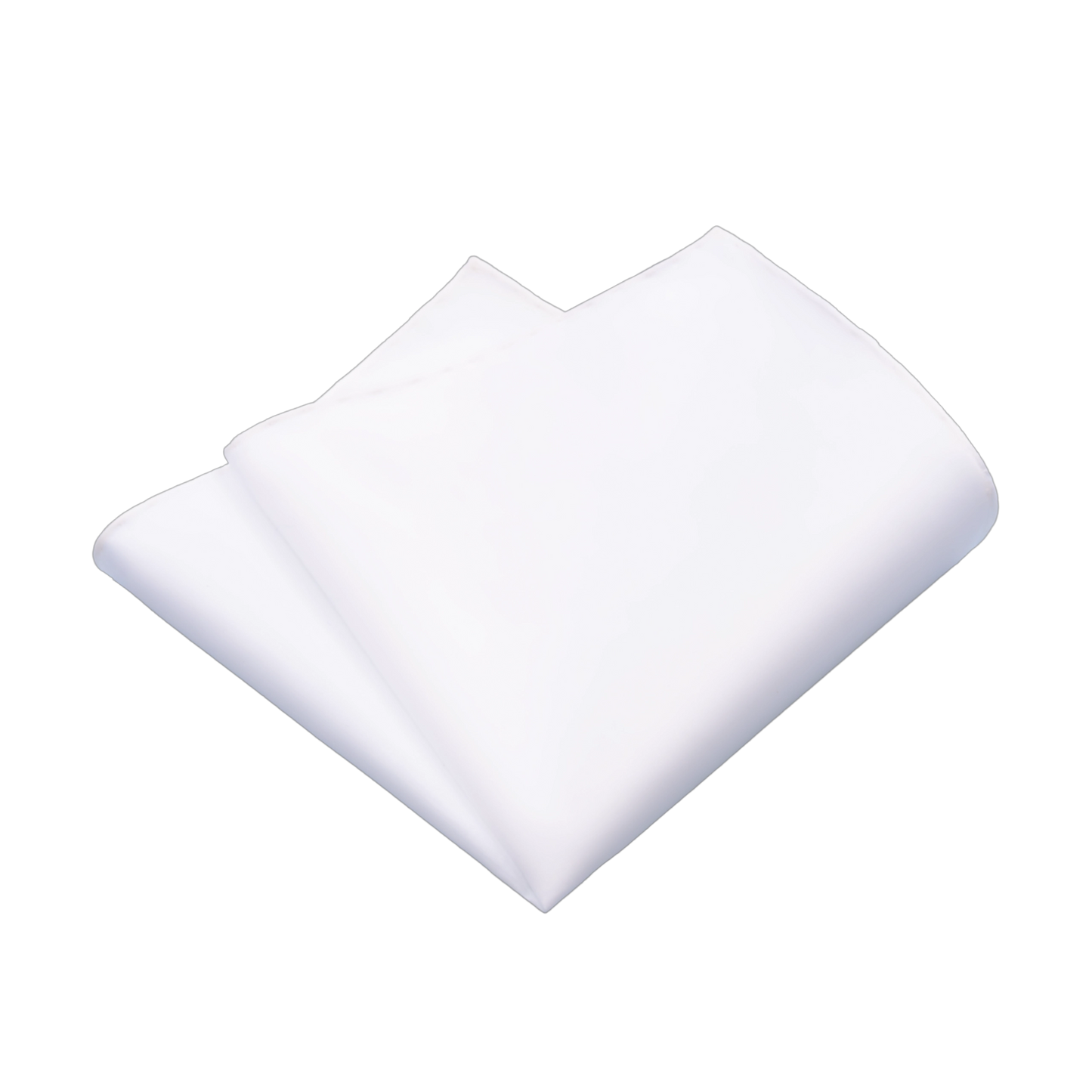 Cotton Pocket Square in Off White