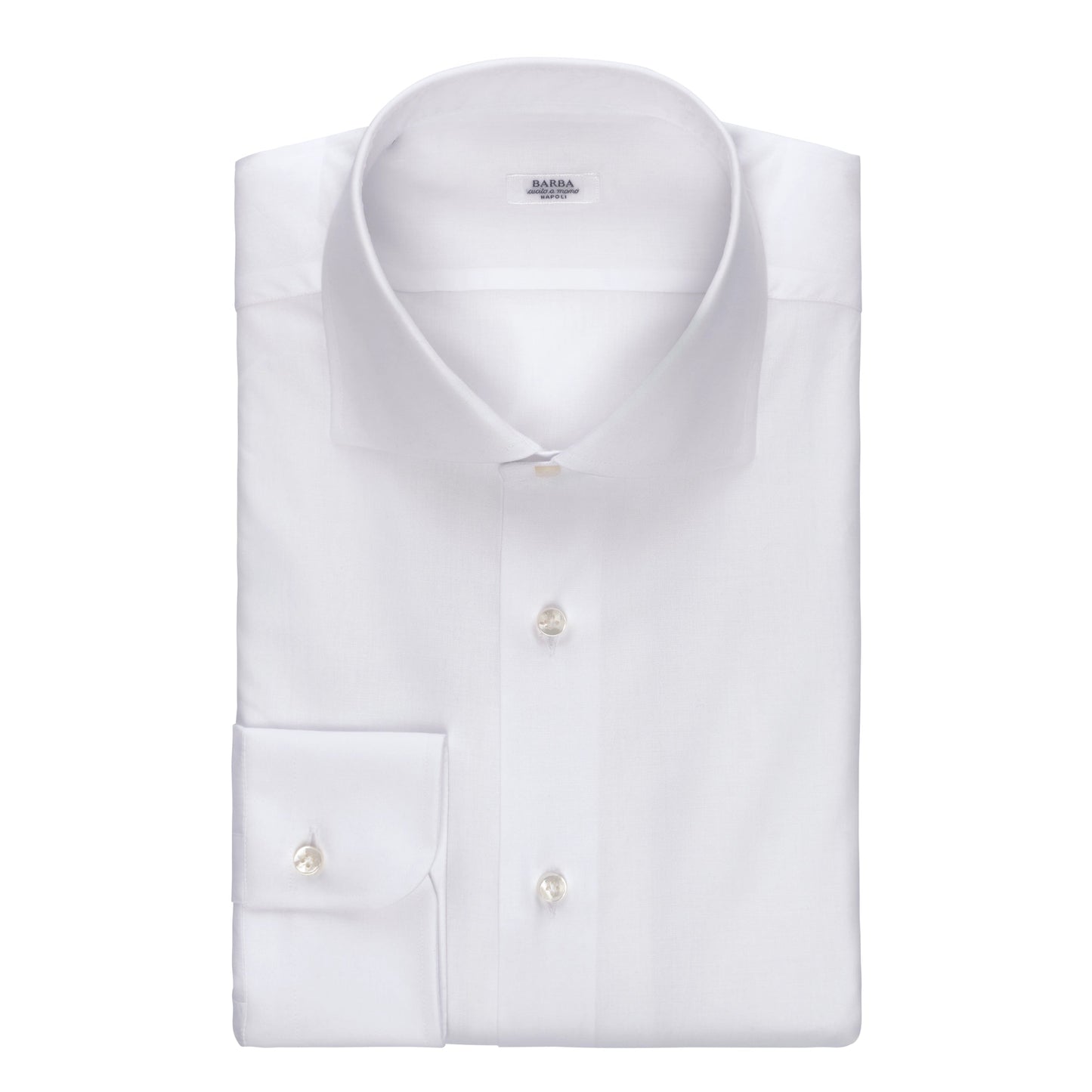 Barba Napoli Classic Cotton Shirt in White - SARTALE