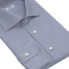 Barba Napoli Graph - Check Cotton Shirt in White and Dark Blue - SARTALE