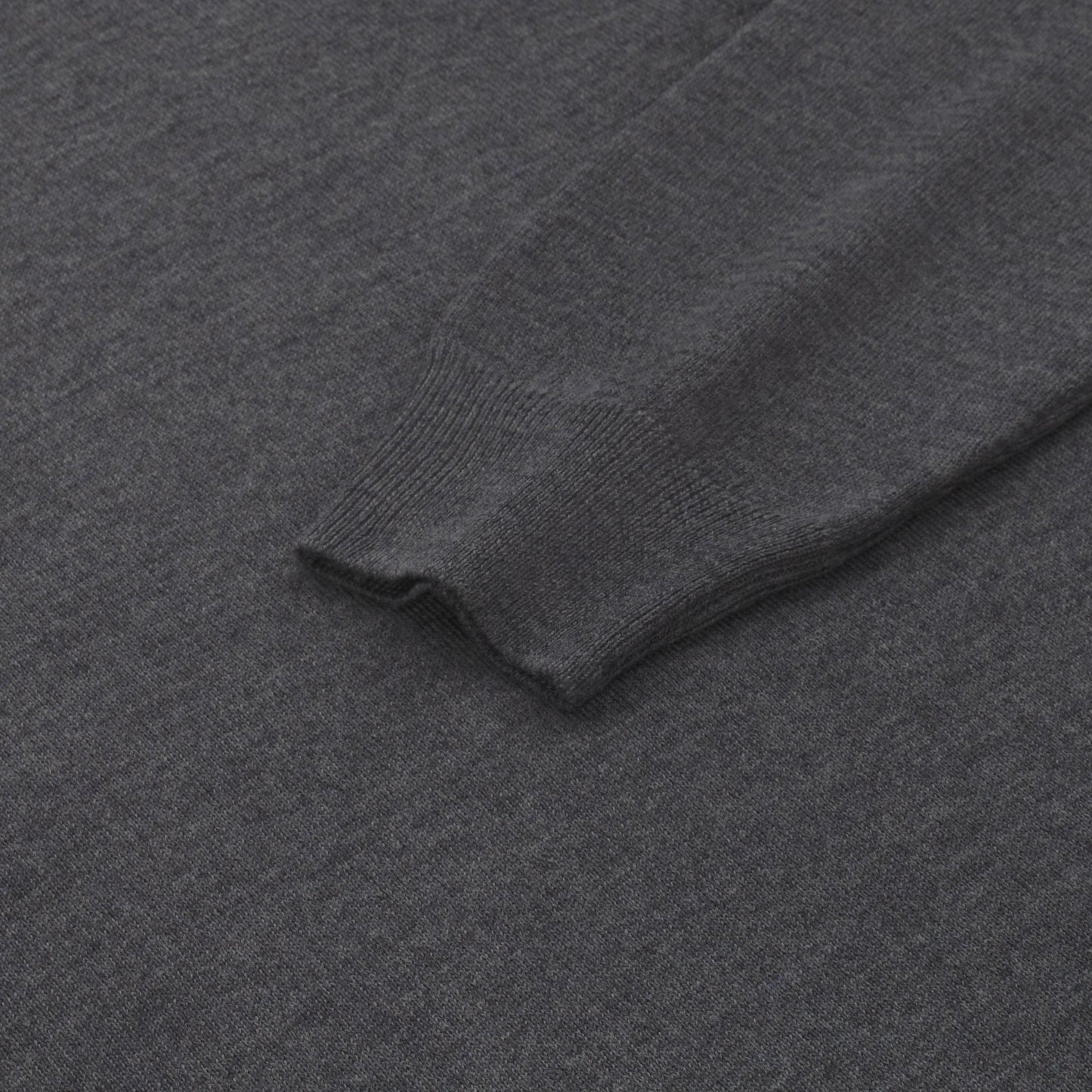 Barba Napoli Virgin Wool Turtleneck Sweater in Grey Melange - SARTALE