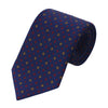 Bigi Blue Printed Lined Tie - SARTALE