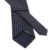 Bigi Blue Printed Silk Tie with Design - SARTALE