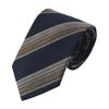 Bigi Regimental Grenadine Linen and Silk - Blend Tie - SARTALE