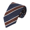 Bigi Regimental Lined Silk Tie in Blue and Red - SARTALE