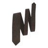 Bigi Woven Wool Dot Tie in Brown Melange - SARTALE