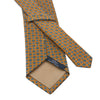 Bigi Yellow Printed Silk Tie with Design - SARTALE