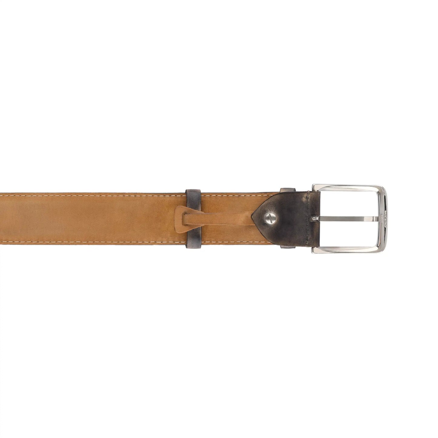 Bontoni Calf Leather Belt in Black - SARTALE