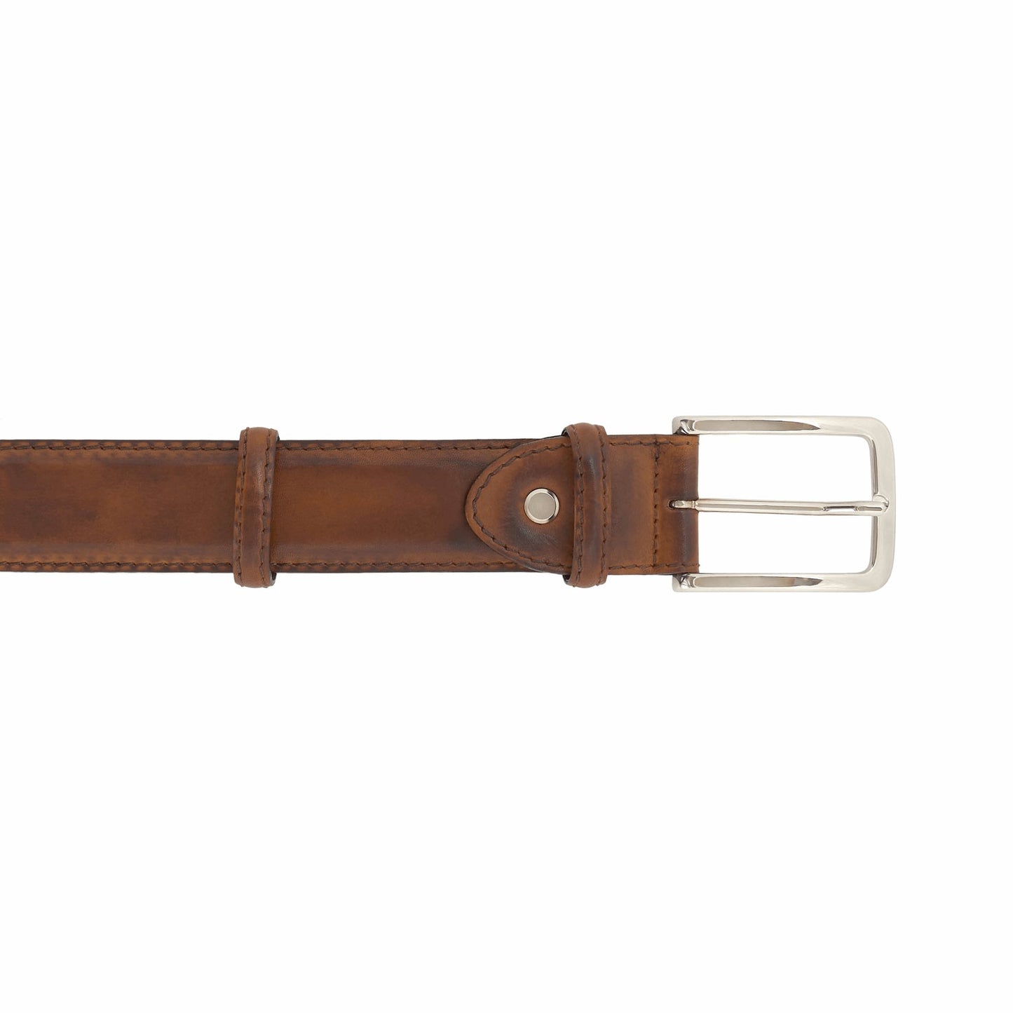 Bontoni Leather Belt in Cognac Antique - SARTALE