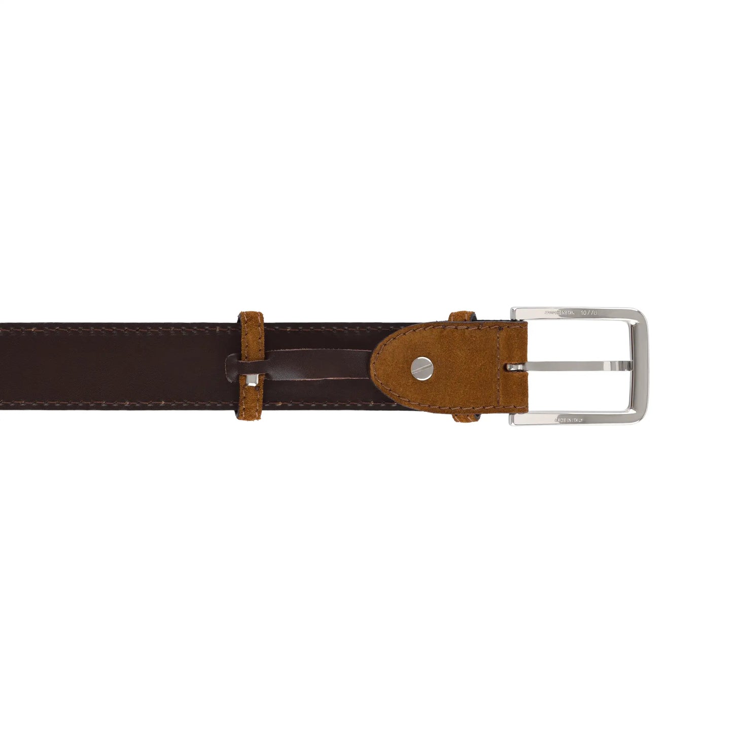 Bontoni Suede Belt in Sand Brown - SARTALE