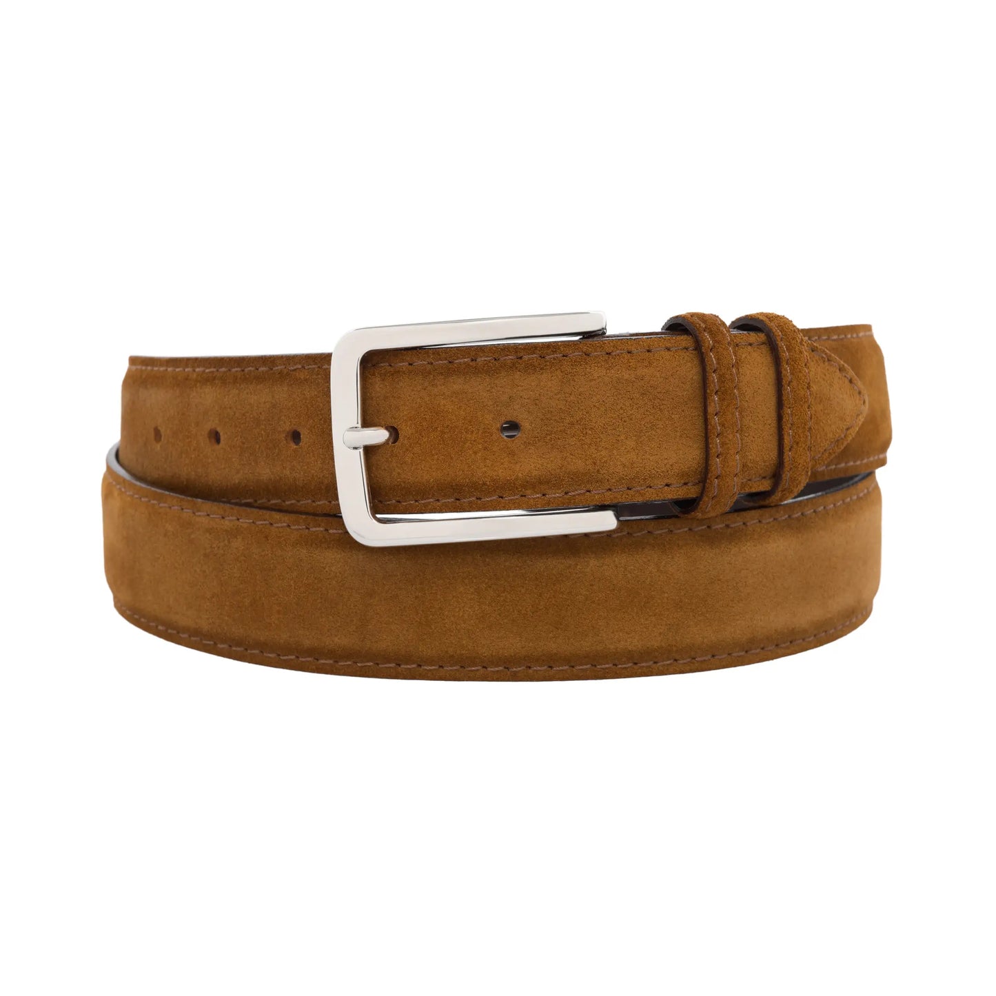 Bontoni Suede Belt in Sand Brown - SARTALE