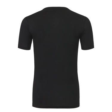 Bresciani Cotton Crew - Neck T - Shirt in Black - SARTALE