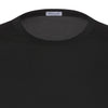 Bresciani Cotton Crew - Neck T - Shirt in Black - SARTALE