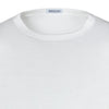 Bresciani Cotton Crew - Neck T - Shirt in White - SARTALE