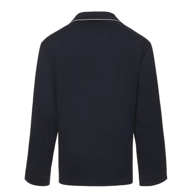Bresciani Cotton Pyjamas in Dark Blue and White - SARTALE