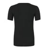Bresciani Cotton V - Neck T - Shirt in Black - SARTALE