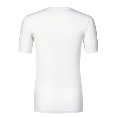 Bresciani Cotton V - Neck T - Shirt in White - SARTALE