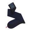 Bresciani Striped Long Cotton Socks in Dark Blue - SARTALE