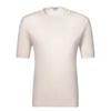 Cesare Attolini Cotton - Cashmere Blend T - Shirt in White - SARTALE