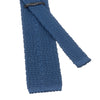 Cesare Attolini Polka Dot Knitted Silk Tie in Blue - SARTALE