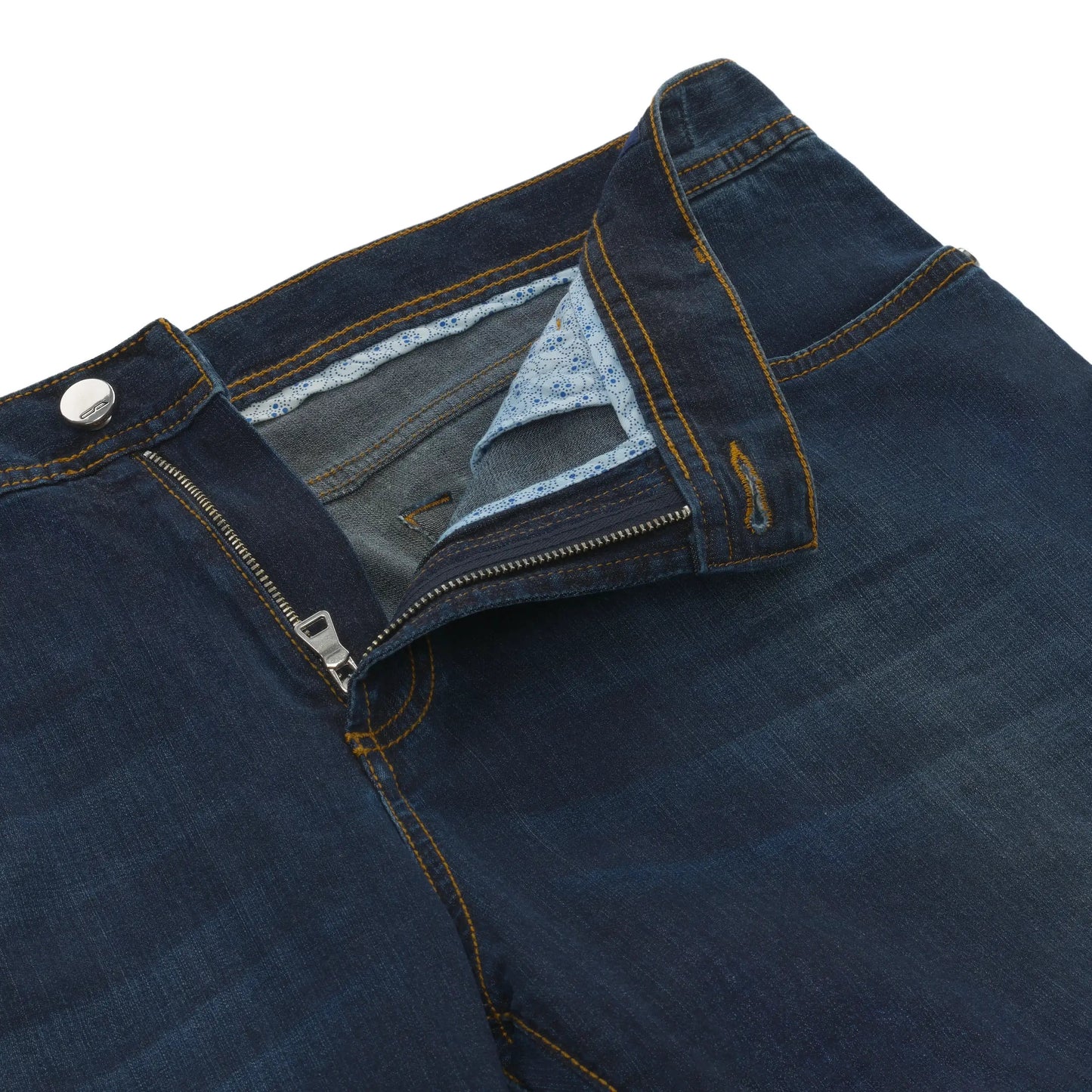 Cesare Attolini Regular - Fit Cotton Jeans in Denim Blue - SARTALE