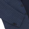 Cesare Attolini Single - Breasted Striped Wool Suit in Dark Blue - SARTALE