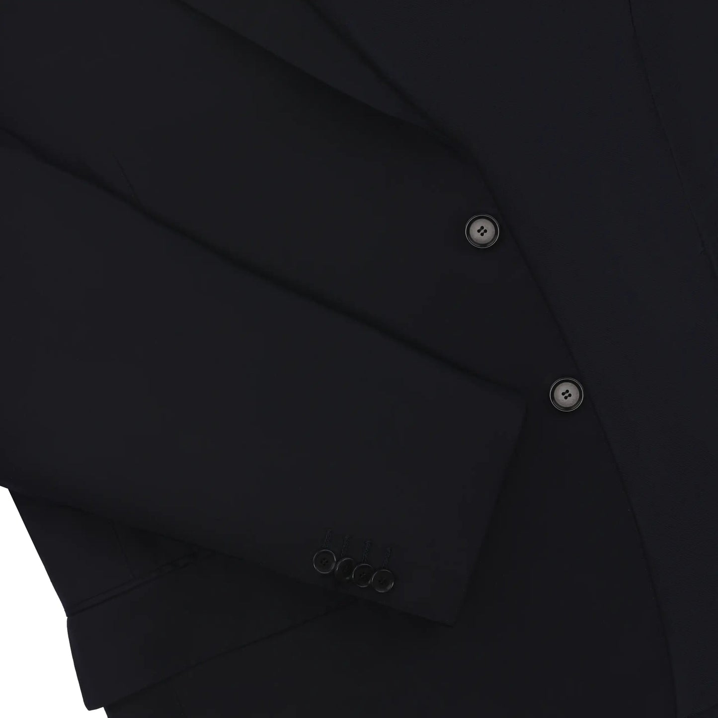 Cesare Attolini Single - Breasted Wool Suit in Dark Blue - SARTALE