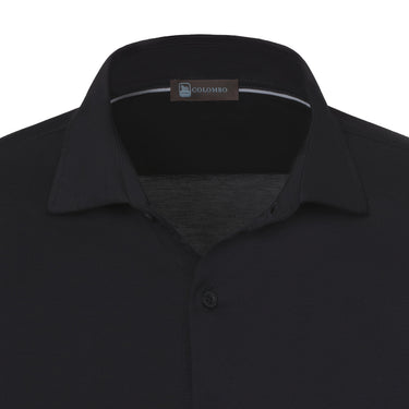 Colombo Silk - Blend Shirt in Night Blue - SARTALE