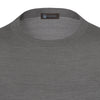 Colombo Silk T - Shirt Sweater in Grey Melange - SARTALE