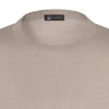 Colombo Silk T - Shirt Sweater in White Pearl - SARTALE