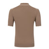 Cruciani All-Monogram Cotton Sweater Polo Shirt in Brown - SARTALE