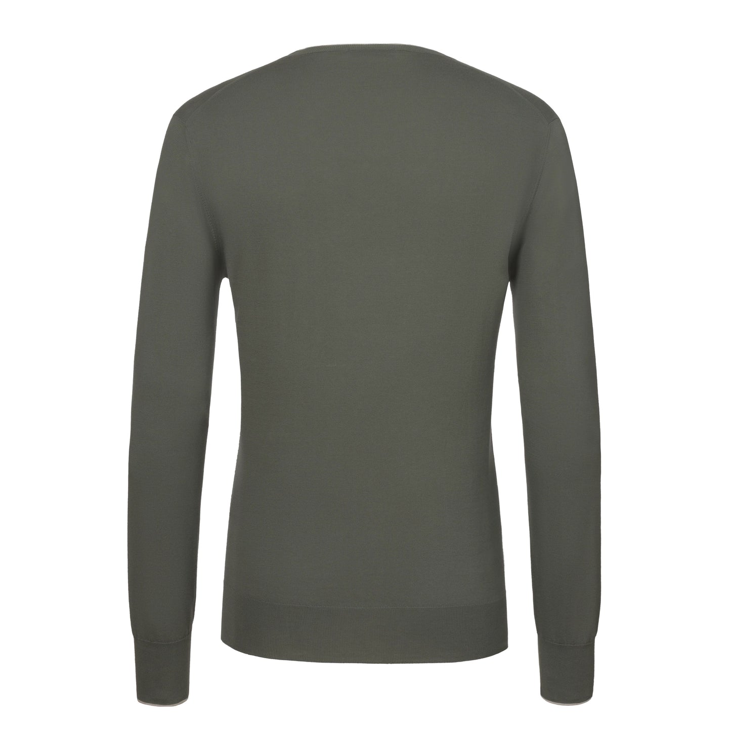 Cruciani Cotton Crew - Neck Sweater in Green - SARTALE