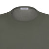 Cruciani Cotton Crew - Neck T - Shirt in Green - SARTALE