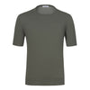 Cruciani Cotton Crew - Neck T - Shirt in Green - SARTALE